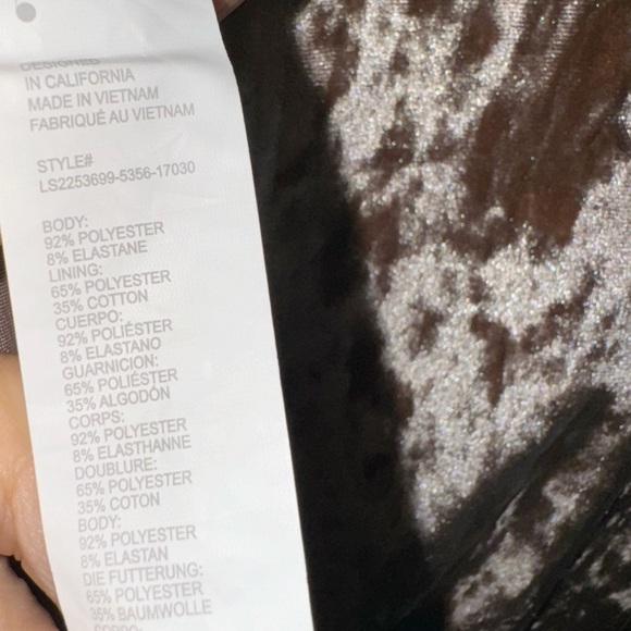 New! Fabletics 3-piece Set Crushed Velour Zip Up Hoodie/Legging/Bra-Top Sz Small - Picture 15 of 16